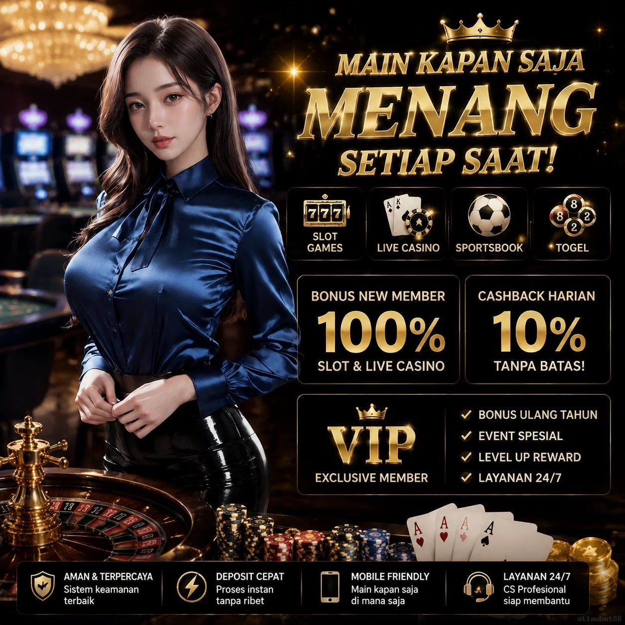 Main atlasbet88b.com Stabil Rilis unggulan Besar